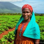 코모로 농업 경제와 클로브 산업 - **Prompt 1: The Heart of Comorian Clove Farming**
"A stunning, realistic photograph of a dignifi...