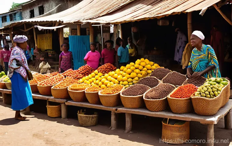 코모로 이슬람 전통과 현대화 - A Joyful Comoran Festival Scene**
A vibrant and serene street scene in Moroni, Comoros, during a bu... 코모로 이슬람 전통과 현대화 - A Joyful Comoran Festival Scene**
A vibrant and serene street scene in Moroni, Comoros, during a bu...